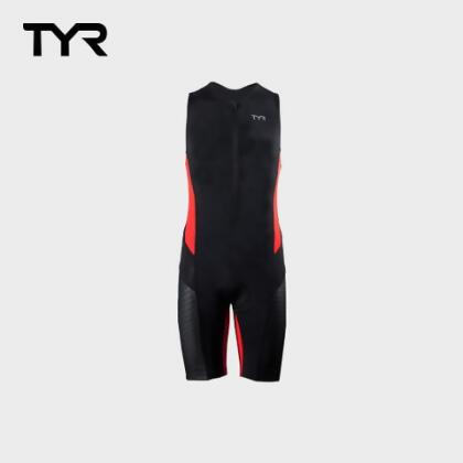 【TYR】男款無袖連身三鐵衣 紅色款 5218002 - XL 