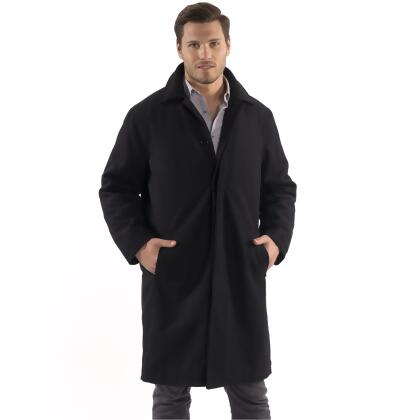 Alpine Swiss Zach Mens Overcoat Wool Trench Coat Knee Length RUNS LARGE