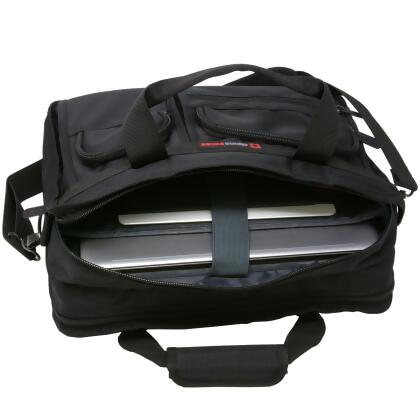 Alpine Swiss Conrad Messenger Bag 15.6 Inch Laptop Briefcase with Tablet Sleeve alternate image