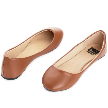 Alpine Swiss Womens Pierina Round Toe Ballet Flats alternate image
