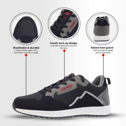 Alpine Swiss Kurt Mens Classic Retro Sneakers Casual Walking Tennis Shoes alternate image