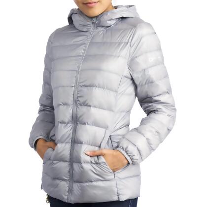 Alpine Swiss Eva Womens Down Alternative Puffer Jacket Hooded Light Packable Coat alternate image