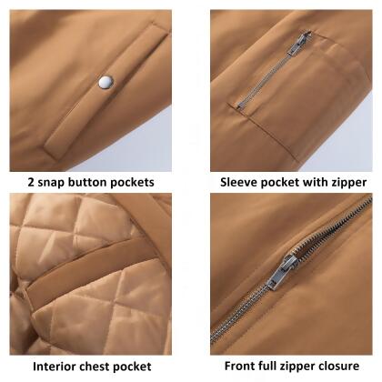 Alpine Swiss Damon Mens Bomber Jacket Lightweight Flight Jacket Windbreaker Casual Softshell Coat alternate image