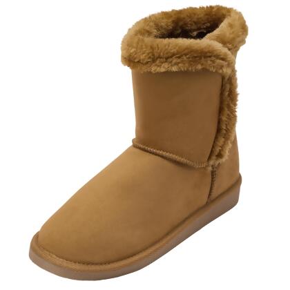 Alpine Swiss Mindy Womens Classic Short Winter Boots Sherpa Lined Warm Comfort Shoes alternate image