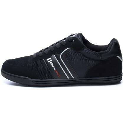 Alpine Swiss Liam Mens Fashion Sneakers Suede Trim Low Top Lace Up Tennis Shoes alternate image