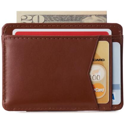 Alpine Swiss RFID Minimalist Oliver Front Pocket Wallet For Men Leather Comes in a Gift Box alternate image