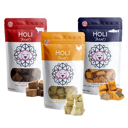 Beef Liver, Wild-Caught Salmon, Chicken Breast - Treat Variety Pack - alternate image