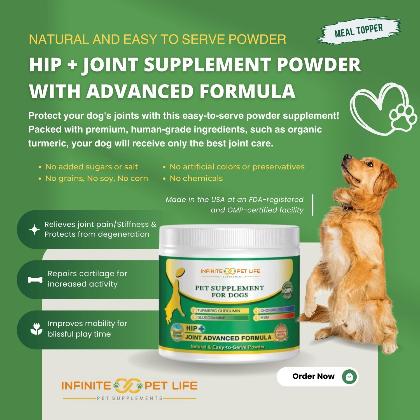 Advanced Hip & Joint Supplement Powder/Meal Topper alternate image