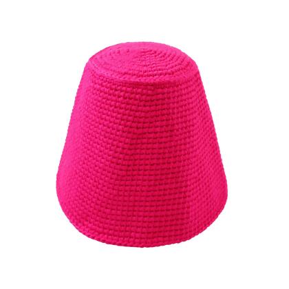 GANI Crochet Hat in Hot Pink alternate image