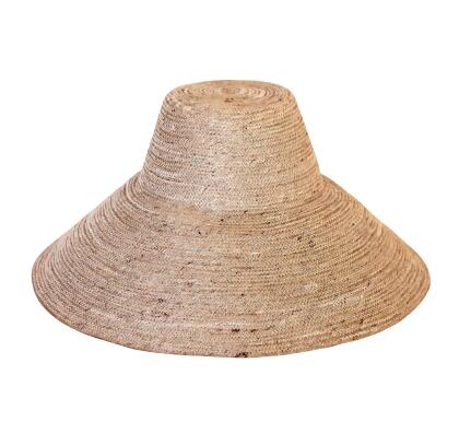 RIRI Jute Handwoven Straw Hat In Natural Beige alternate image
