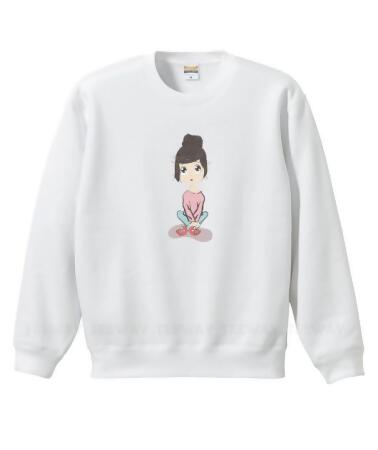 【Teeway】女-刷毛厚棉Tee-盤腿坐 