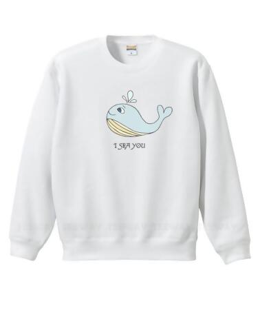【Teeway】女-刷毛厚棉Tee-鯨喜 