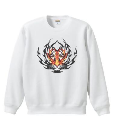 【Teeway】男-刷毛厚棉Tee-老虎頭 