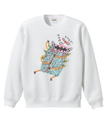 【Teeway】女-刷毛厚棉Tee-飛行獸 