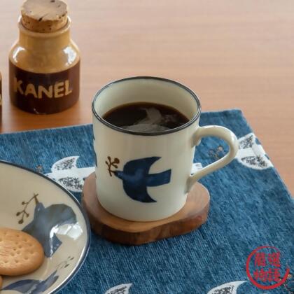 日本製 海鷗馬克杯 美濃燒 日式陶瓷杯 咖啡杯 水杯 茶杯 杯子 手把杯 牛奶杯 輕量杯 