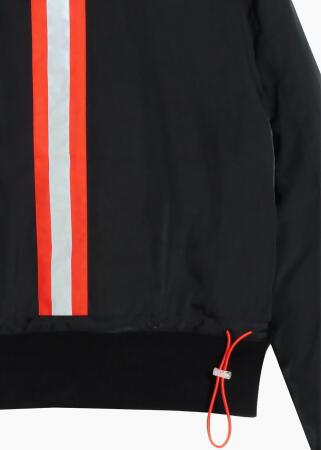 Konus Men's Mock Collar Bomber Jacket in Black alternate image