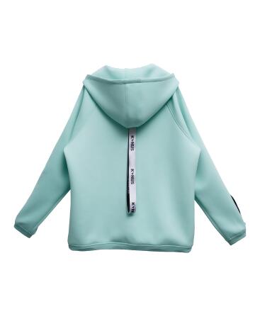 Konus Men's Half Zip Scuba Hoodie In Mint alternate image