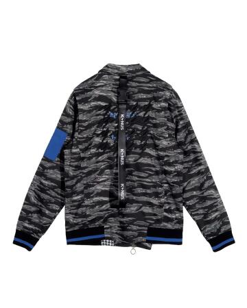 Men's Lyle Camo Moto Jacket In Black Camo alternate image