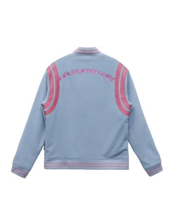 Konus Men's Wool Blend Varsity Jacket in Blue alternate image