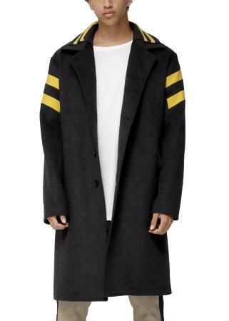 Men's Wool Blend Watson Coat in Charcoal alternate image