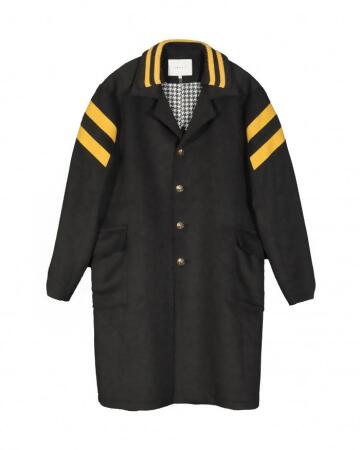 Men's Wool Blend Watson Coat in Charcoal alternate image