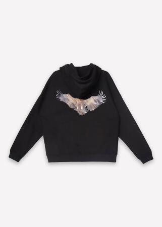 Konus Men's Bellow Pocket Hoodie in Black alternate image