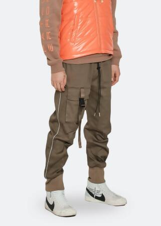 Konus Men's Tactical Strap Cargo Joggers in Tobacco alternate image