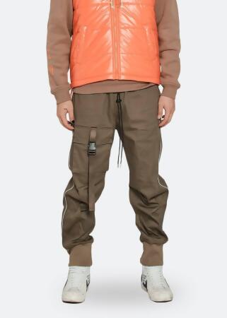 Konus Men's Tactical Strap Cargo Joggers in Tobacco alternate image