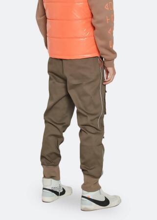 Konus Men's Tactical Strap Cargo Joggers in Tobacco alternate image