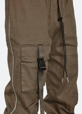 Konus Men's Tactical Strap Cargo Joggers in Tobacco alternate image