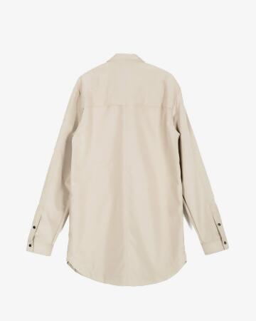Konus Unisex Contrast Panel Long Shirt Jacket alternate image