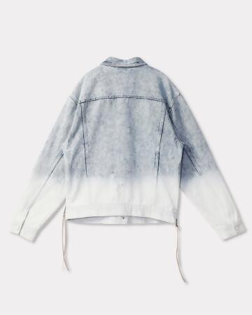 Konus Men's Denim Trucker Jacket with Ombre Bleaching alternate image