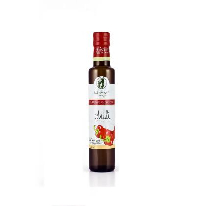 Ariston Chili-Infused Extra Virgin Olive Oil – Spicy, Bold & Gourmet (8.45 fl. oz.) 