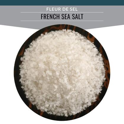 Fleur de Sel de Guérande Sea Salt (French Flower of Salt) - All Natural Product, Kosher Certified, Certified Authentic, Organic Compliant - Shaker Jar (5.5 oz) alternate image