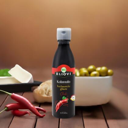 Eliovi Chili Balsamic Glaze – A Spicy, Bold Mediterranean Kick (8.45 fl. oz.) alternate image