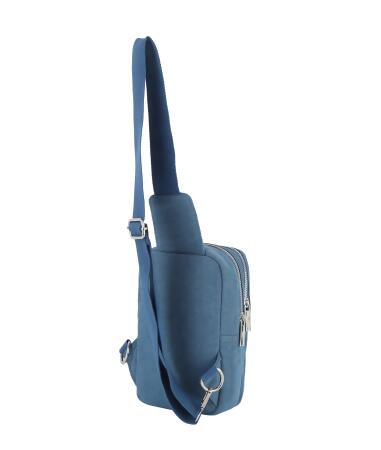 Front pocket denim sling bag alternate image