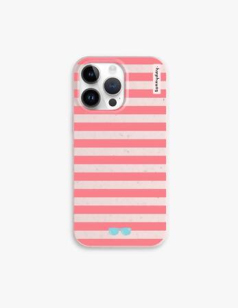 St. Tropez | Pink Stripes iPhone Case 