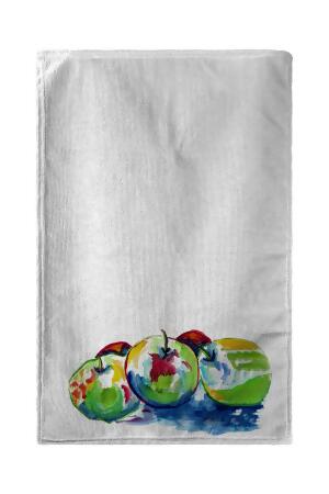 Betsy Drake Three Apples Kitchen Towel 