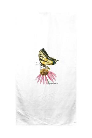 Betsy Drake Tiger Swallowtail Butterfly Beach Towel 