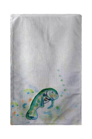 Betsy Drake Betsy's Manatee Kitchen Towel 