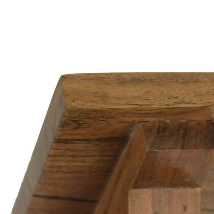 Set of 2 Acacia Wood Wall Shelves With Mounting Hardware alternate image