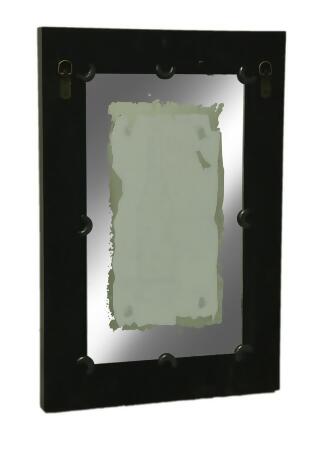 Black Frame 2 Piece Vintage Wine Wall Mirror Set alternate image
