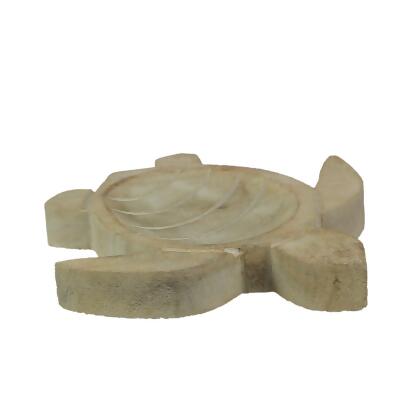 Hand Carved Wooden Sea Turtle Decorative Bowl 8 Inch alternate image