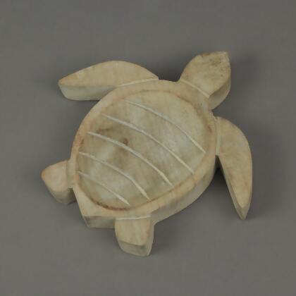 Hand Carved Wooden Sea Turtle Decorative Bowl 8 Inch alternate image