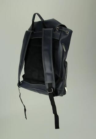 Michigan Wolverines Blue Embossed Leather Backpack alternate image
