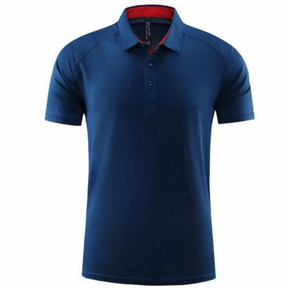 超機能POLO衫│吸濕排汗、透氣、高彈力-藍色-5XL 