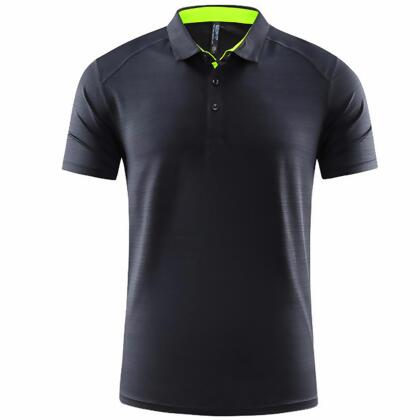 超機能POLO衫│吸濕排汗、透氣、高彈力-灰色-5XL 