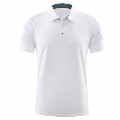 超機能POLO衫│吸濕排汗、透氣、高彈力-白色-2XL 