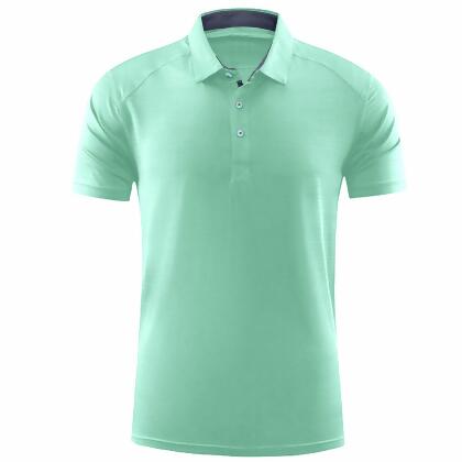 超機能POLO衫│吸濕排汗、透氣、高彈力-薄荷綠色-2XL 