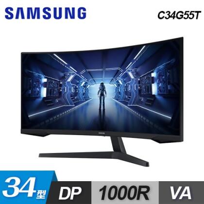 【Samsung 三星】34型 奧德賽 Odyssey G5 C34G55T 曲面電競顯示器【福利良品】 